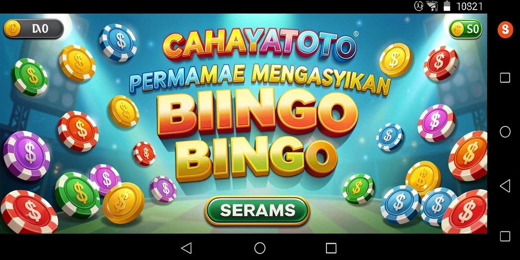 Antarmuka permainan Bingo yang seru dan menarik di CAHAYATOTO.