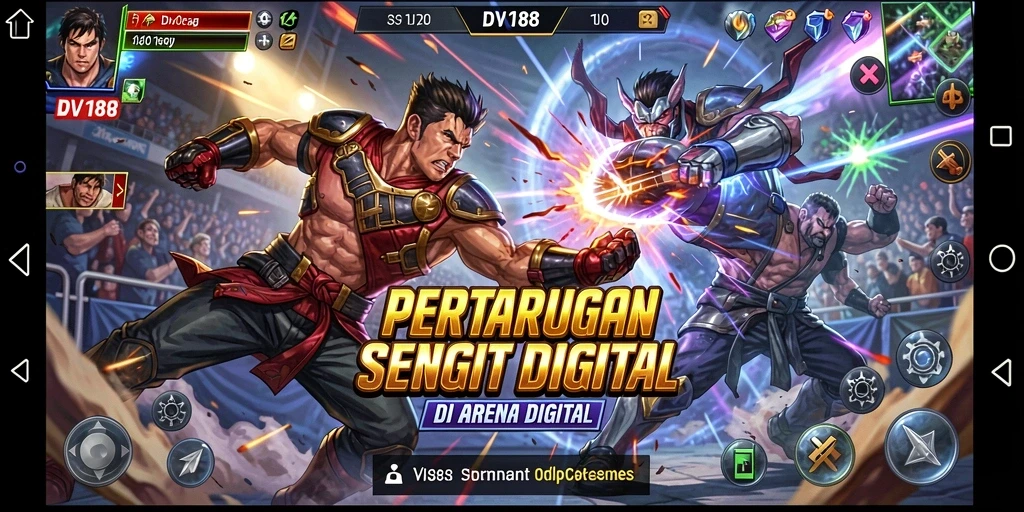 Gameplay seru dari pertarungan karakter di DV188.