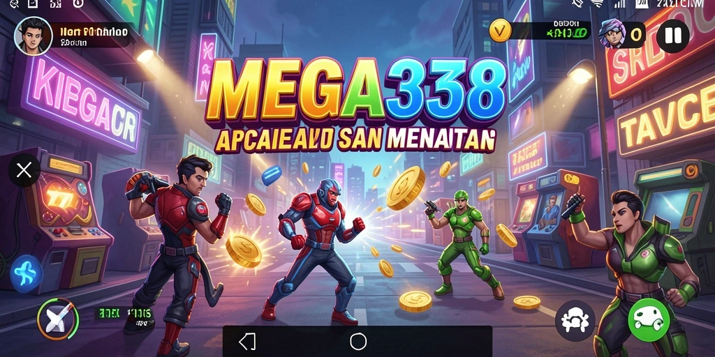 Tampilan gameplay seru MEGA338 yang menantang dan menghibur.