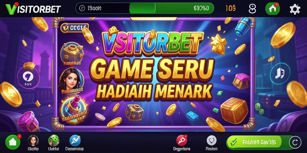Tangkapan layar gameplay VISITORBET yang menampilkan keseruan Slot.