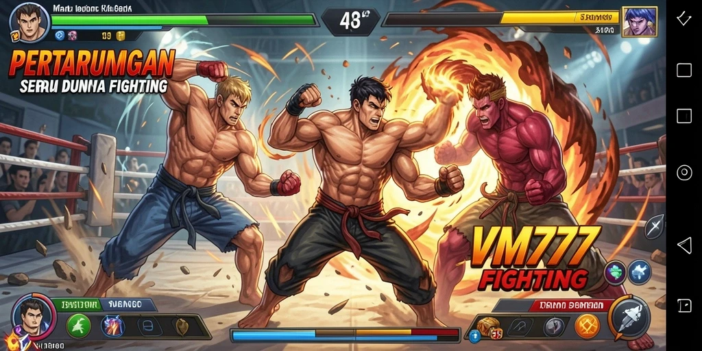 Gameplay seru menciptakan momen bertarung yang mendebarkan.